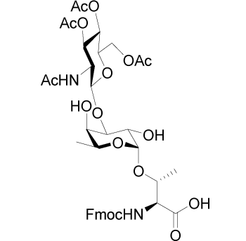 Fmoc-Thr[Ac3GlcNAc(β1-3)Fucα1→]-OH