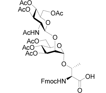 Fmoc-Thr[Ac3GlcNAc(β1-2)Ac3Manα1→]-OH